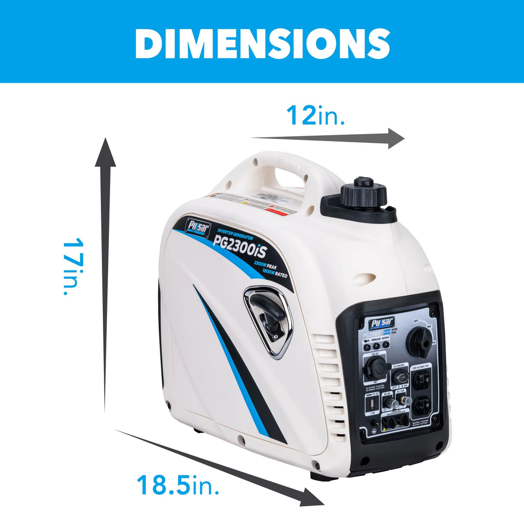 2300-Watt Super Quiet Gas Powered Inverter Generator with USB X221953