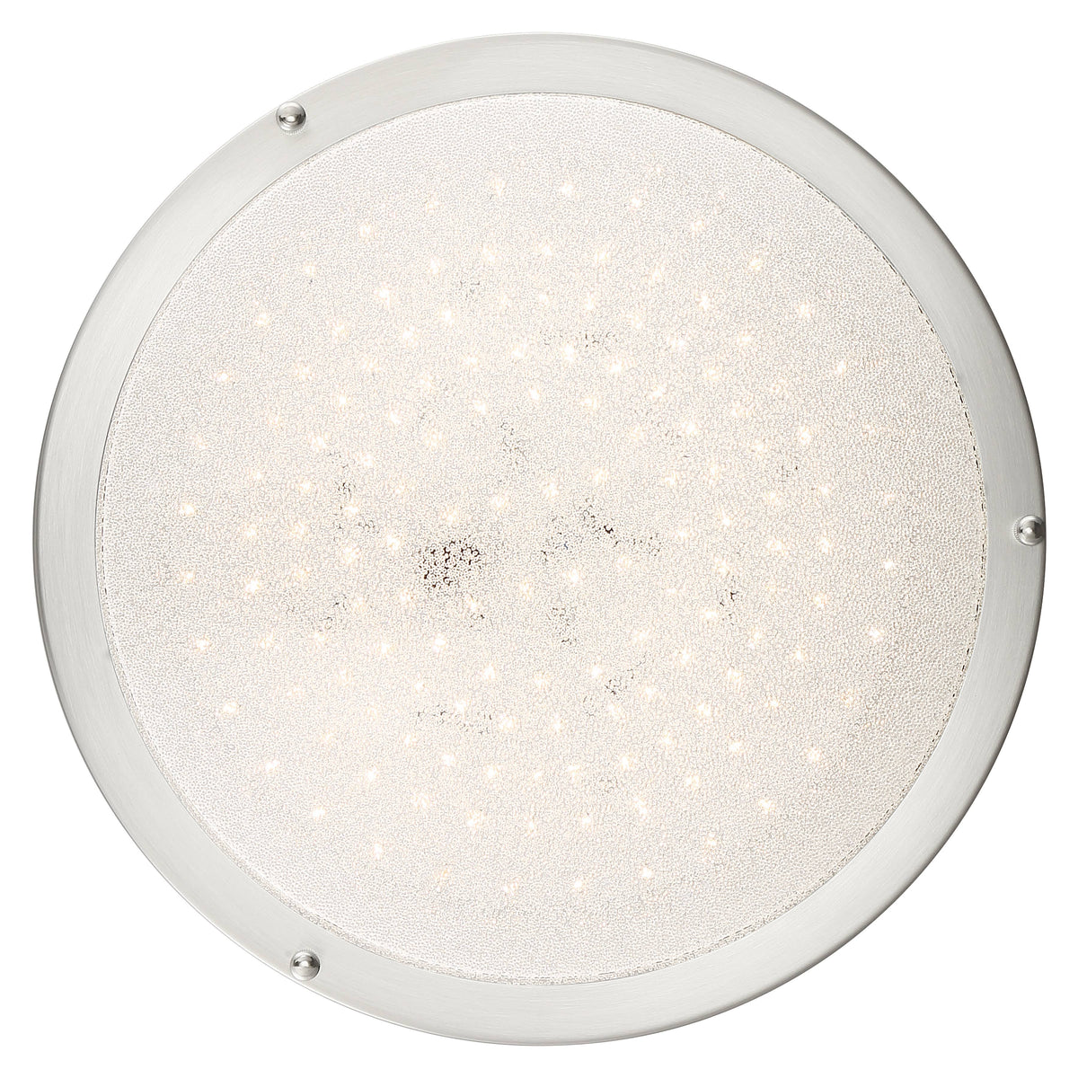 Brushed Steel Flush Mount M7928