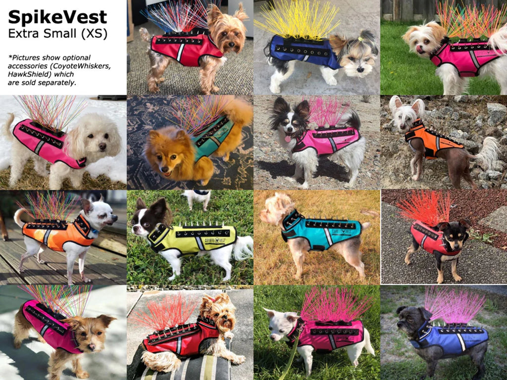 Reflective Dog Harness Vest with Spikes N14477