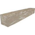 White Washed Faux Wood Fireplace Mantel H4509
