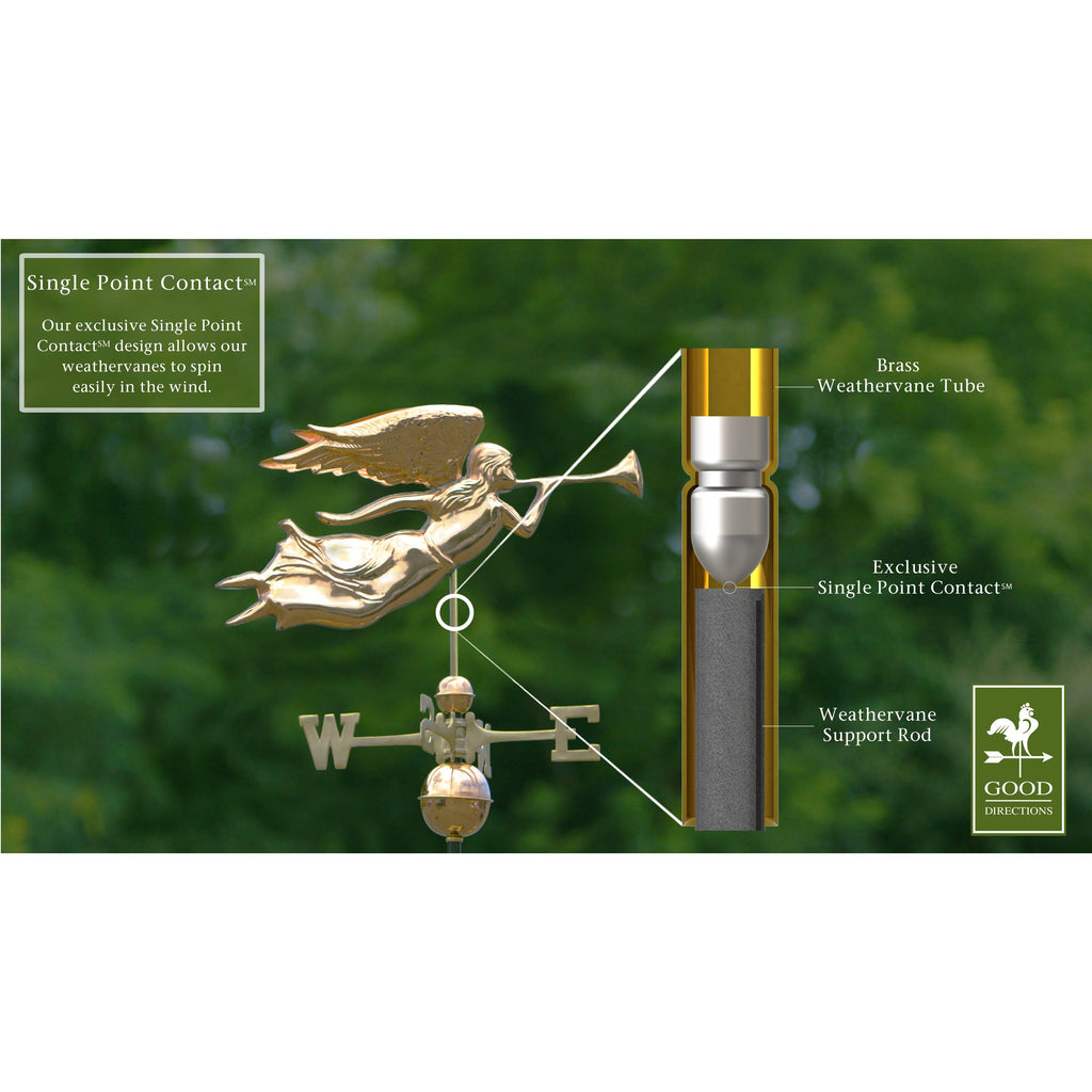Angel with Arrow Weathervane Pure Copper L4106