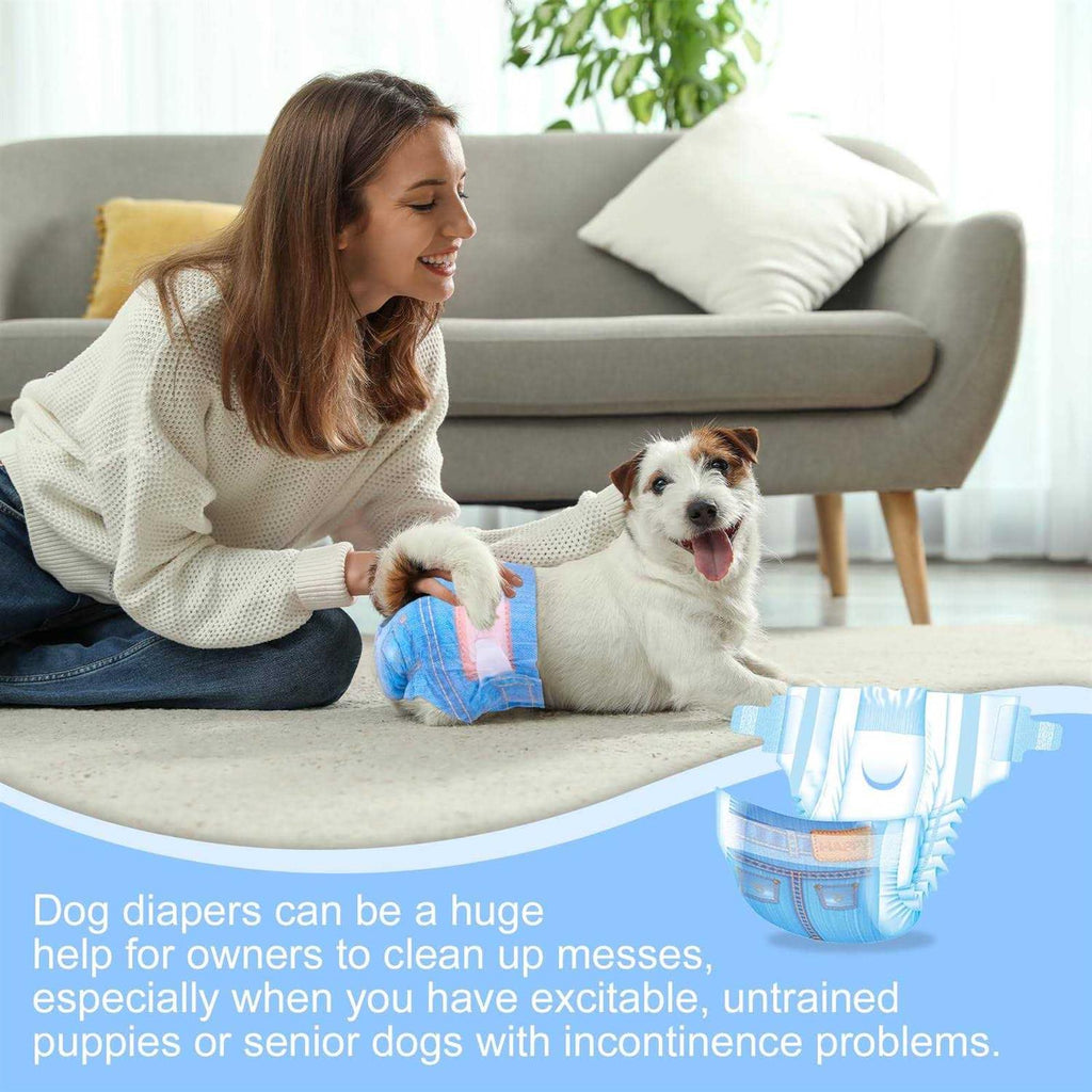 Soft Female Disposable Dog Diapers W1054