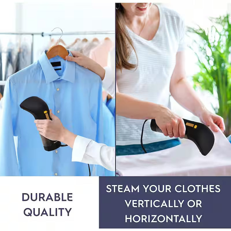 Handheld Compact Garment Steamer in Black D5595
