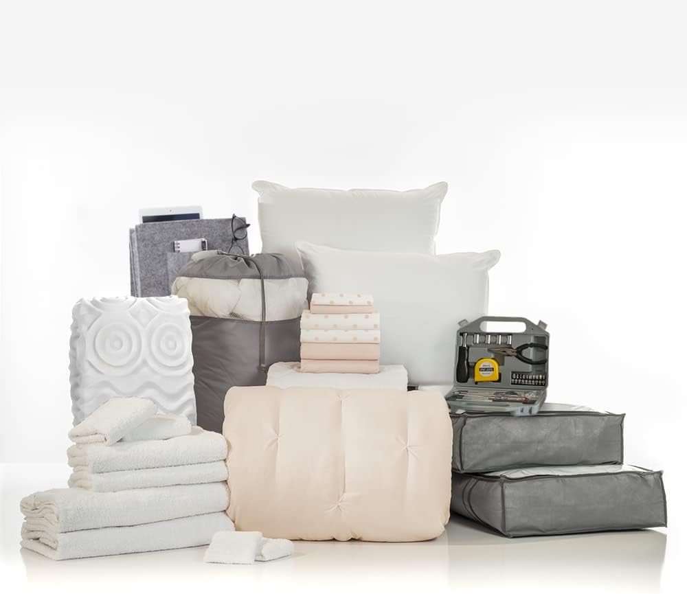 Twin XL 25-Piece Bedding Bath Set with Trunk T91156