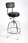 Black Vinyl Heavy-Duty Shop Stool A89954