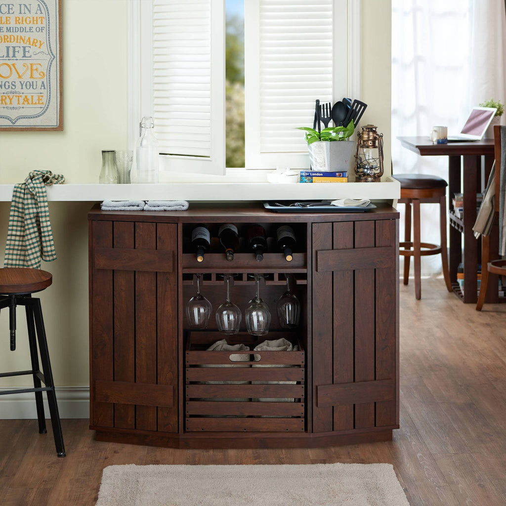 Vintage Walnut Multi-Storage Buffet Z36296