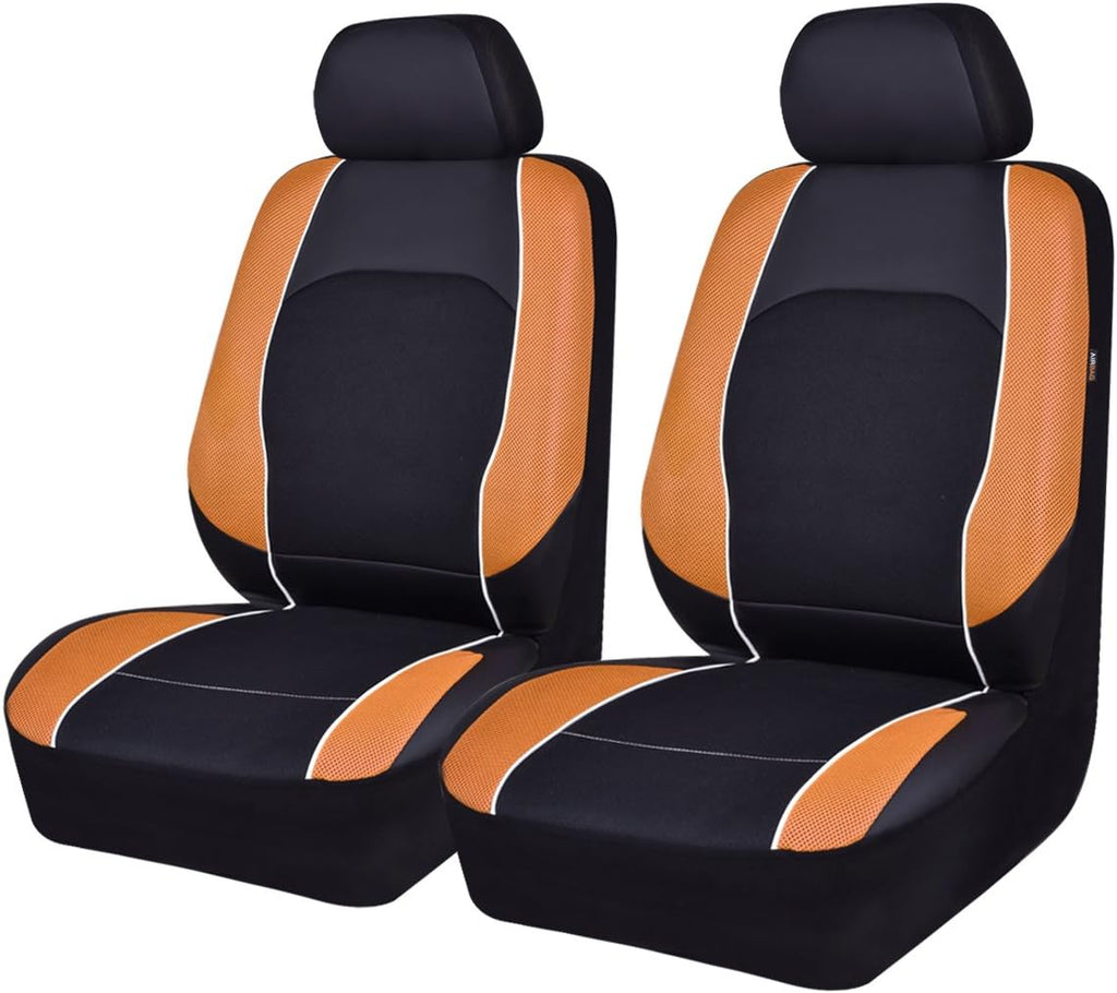 Faux Leather Car Seat Covers Full Set 11PCS Turquoise Blue E564414