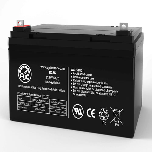 12V 35Ah Wheelchair Replacement Battery P279