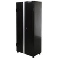 72 in. H x 30 in. W x 18 in. D Steel Tall Garage Cabinet Black H9698