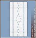 Etched Glass Semi-Private Window Film 24" W X 48" H Y286