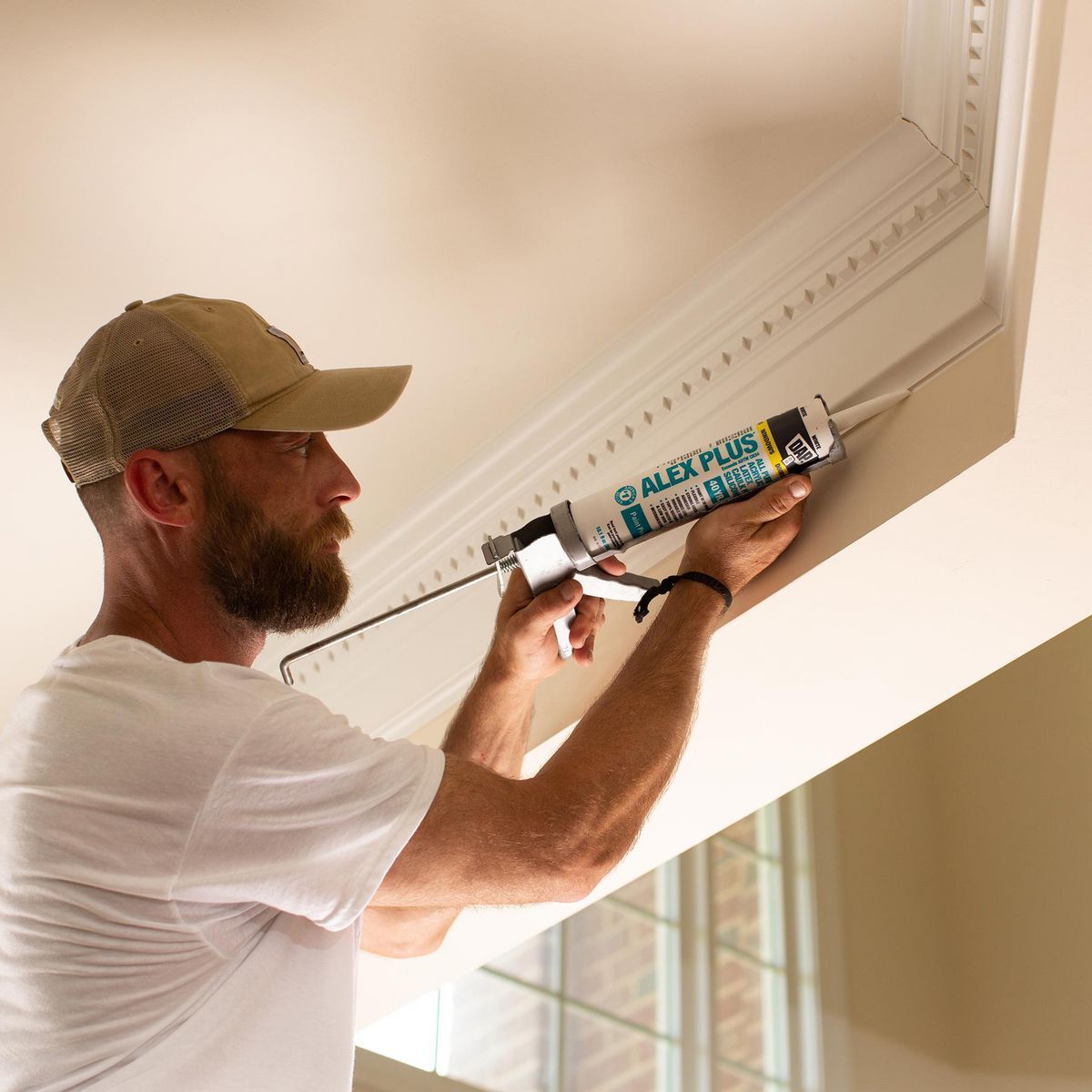 White Acrylic Latex Silicone Caulk N7612