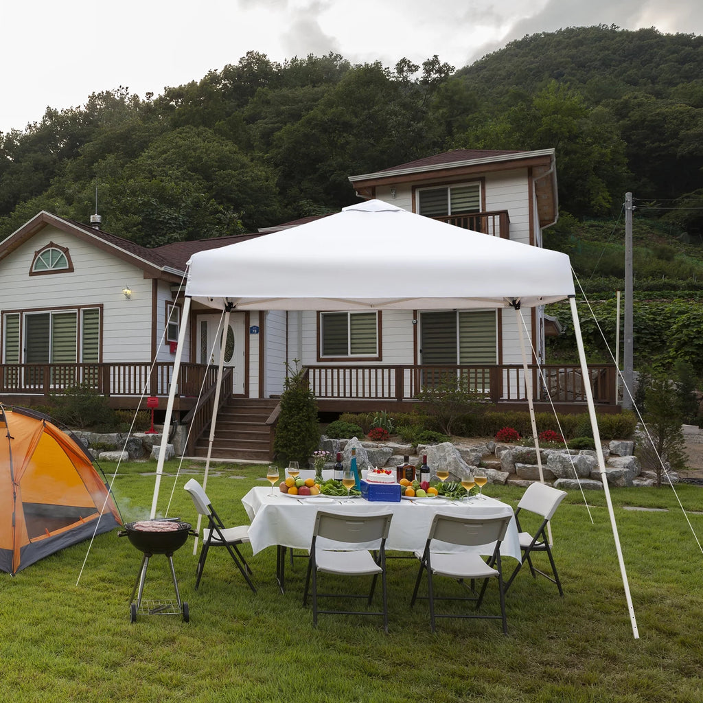 10ft x 10ft Pop Up Gazebo Canopy Tent Blue M160