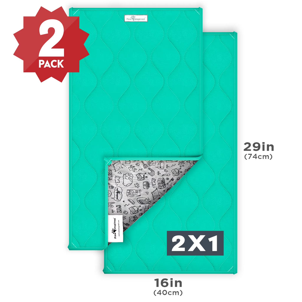 2ct Washable Fleece Guinea Pig Cage Liners with Waterproof Bottom H545314