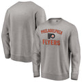 Heather Gray Philadelphia Flyers Pullover Sweatshirt U49740