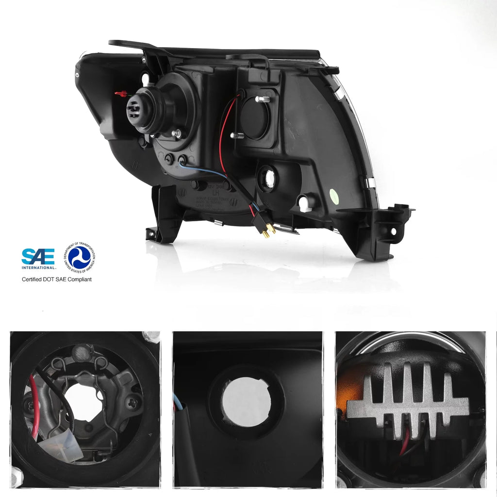 Fits 2005-2011 Toyota Tacoma LED Projector Headlights D19573