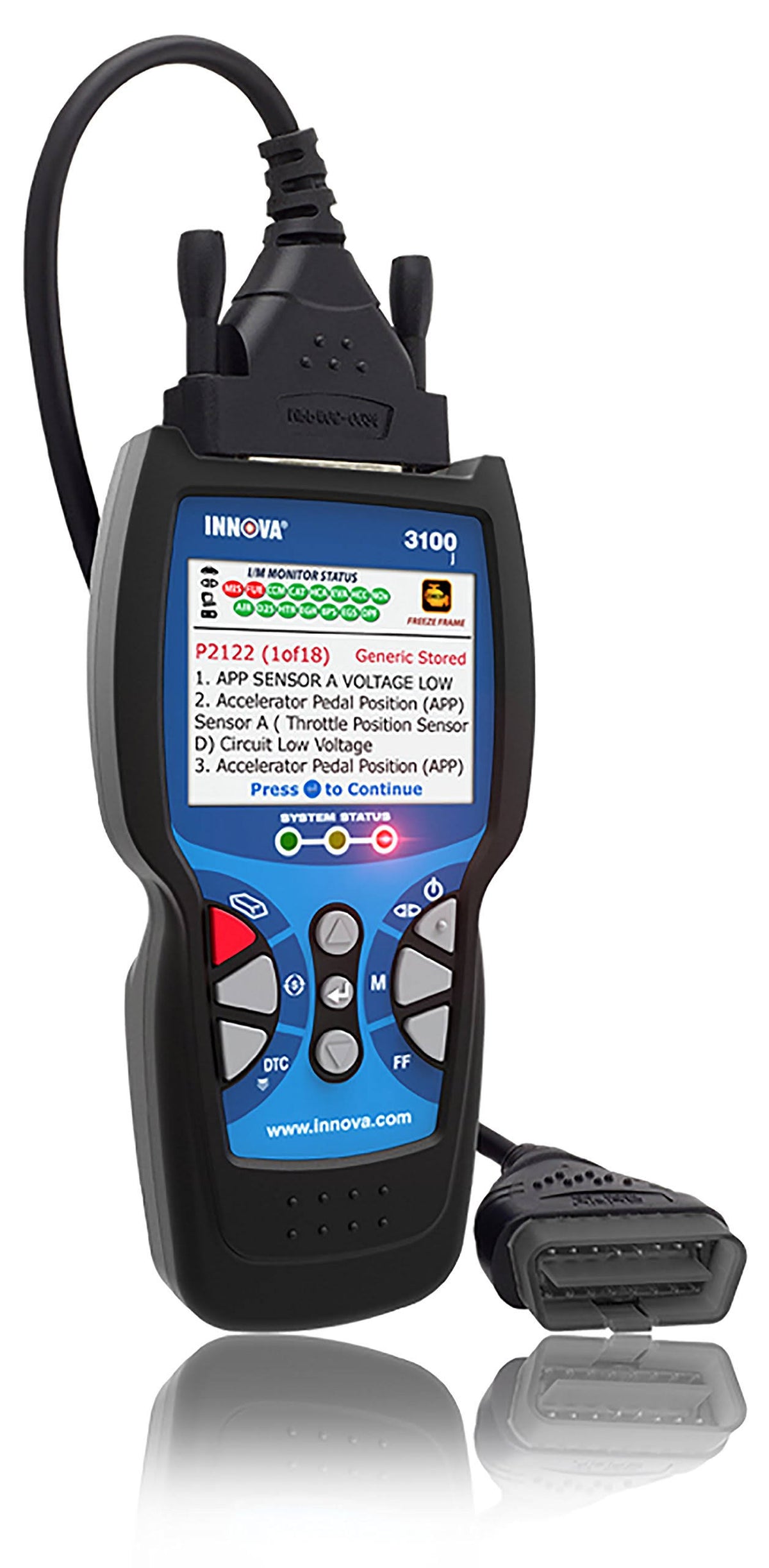 Diagnostic Code Reader Scan Tool with ABS and Srs W3772