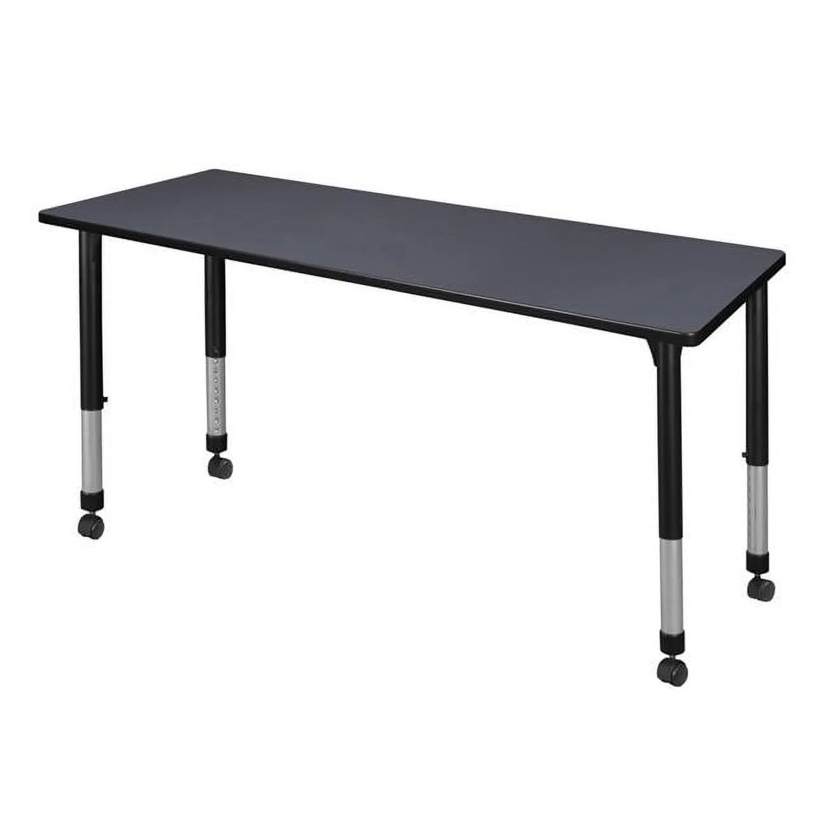 66 x 24 in. Height Adjustable Mobile Classroom Table A56248