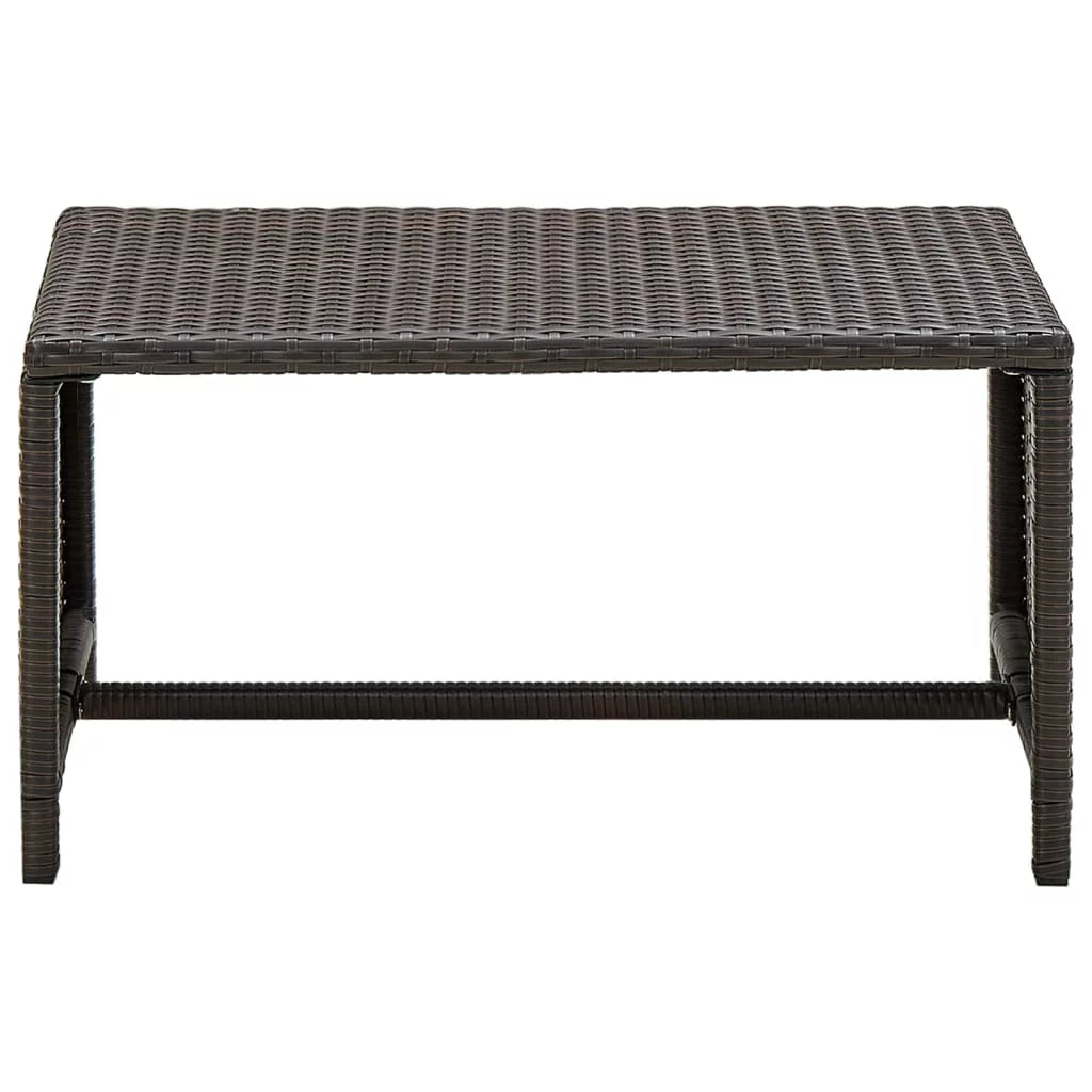 Brown Poly Rattan Coffee Table B7798