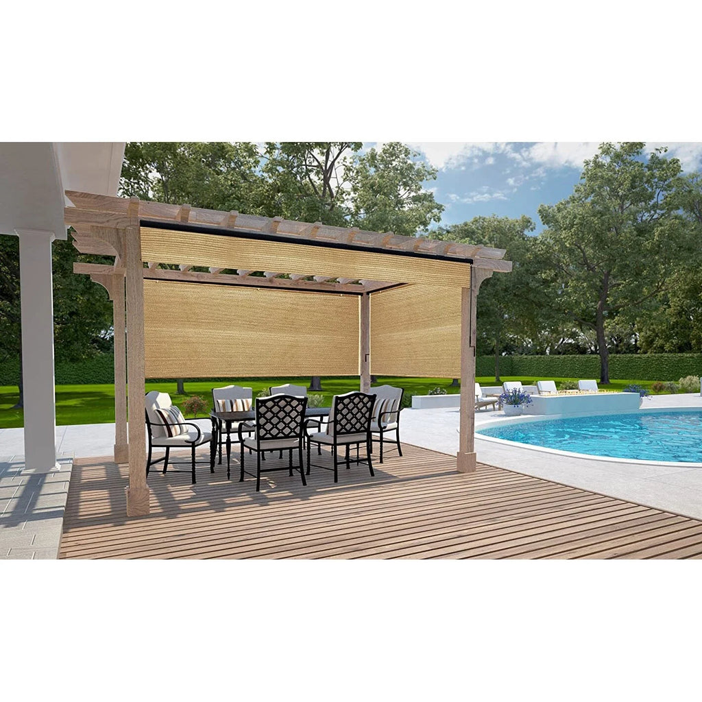 Garden Shade Fabric Vertical Side Wall Panel - 6ftx5ft Q47045