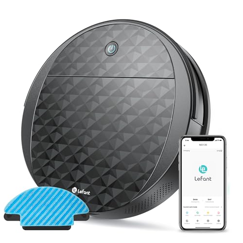 Robot Vacuum, 3 Adjustable Suction, 120 Min Runtime, Self-Charging O6055