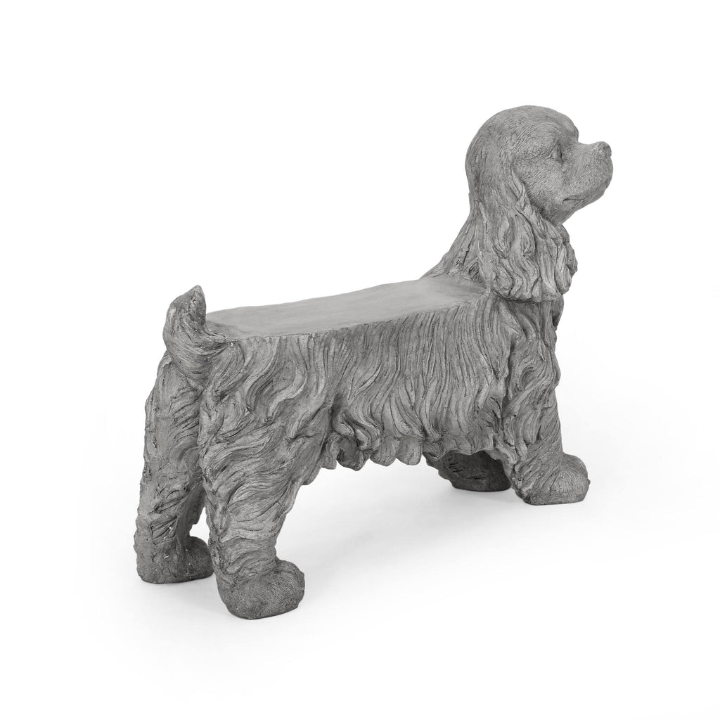 Gray Dog Bench B401121