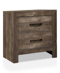 Brown 2-Drawer Nightstand M748523