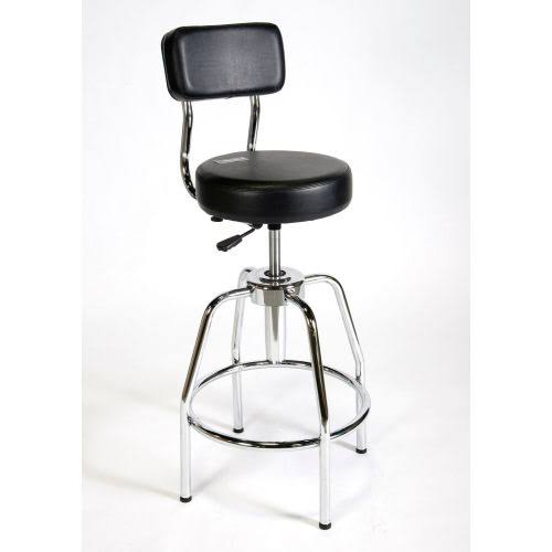 Black Vinyl Heavy-Duty Shop Stool A89954