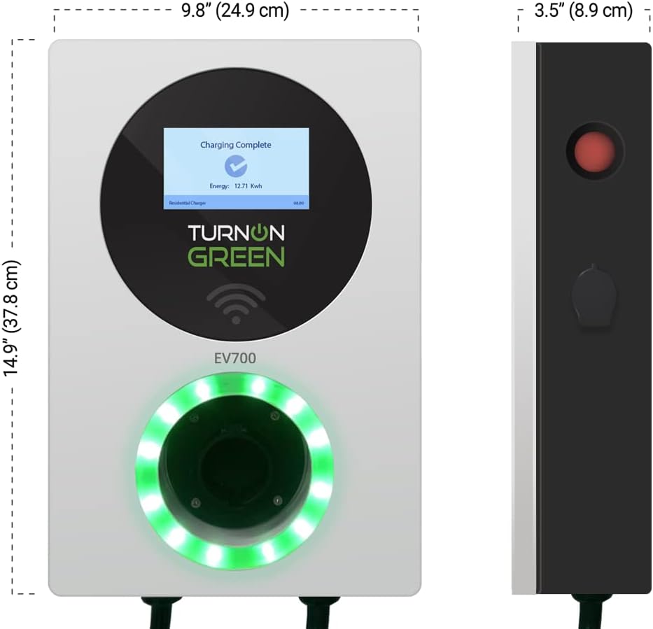 Level 2 Smart Electric Vehicle Charger with 18ft Cable M33357