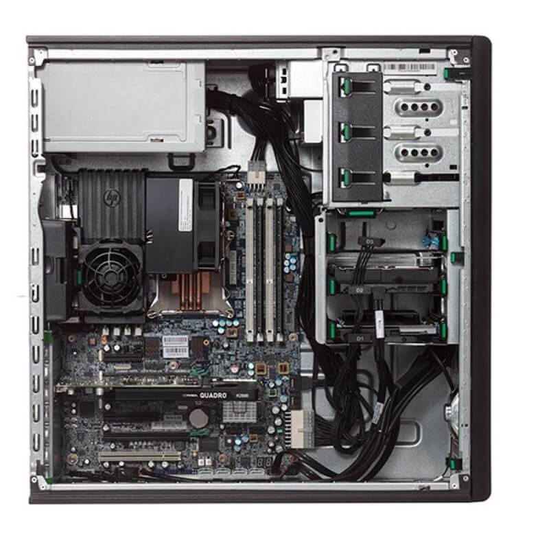 HP Z420 Workstation E5-1650 Six Core 3.2GHz 64GB 1TB SSD 2TB Q4000 Win 10 J536