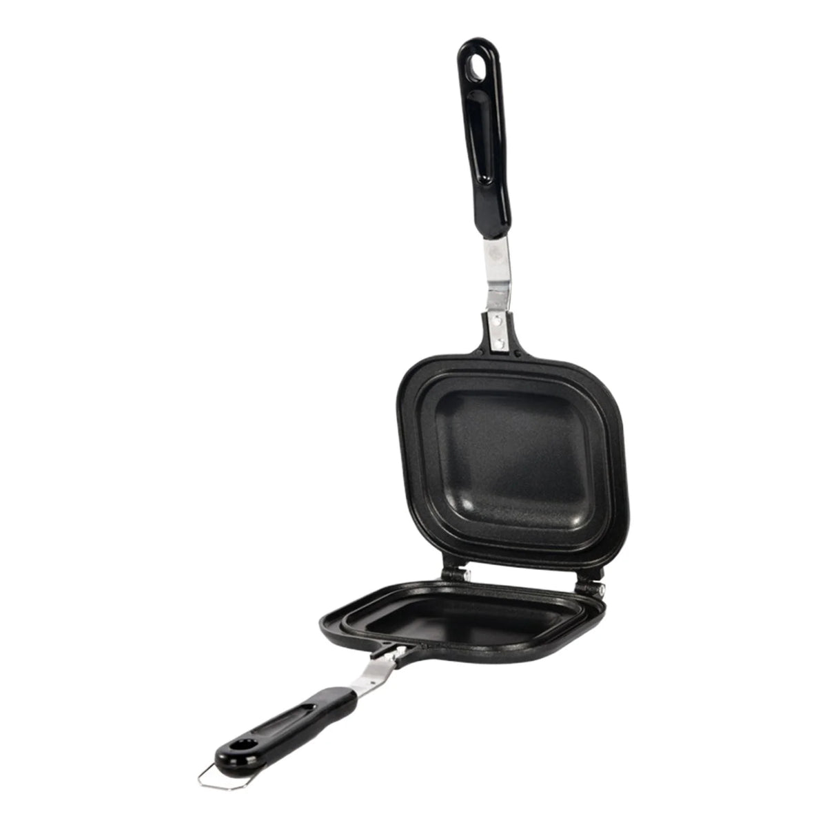 Double Sided Non Stick Bread Toast Maker Pan with Heat Resistant Handles J69759