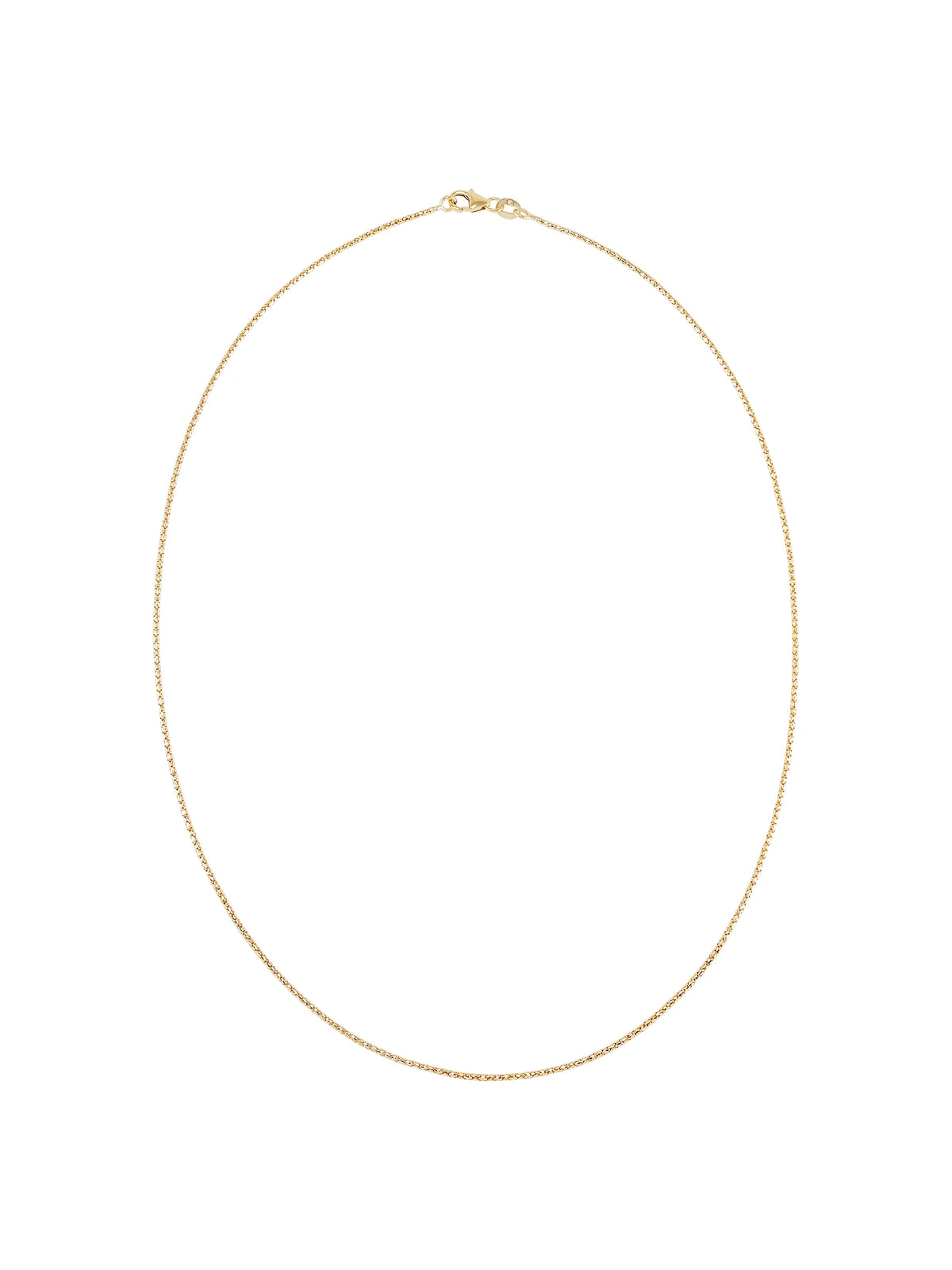 14kt Yellow Gold Bird Cage Chain Necklace, 18" W2336