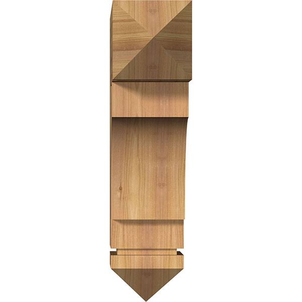 5 1/2x22W x 18x22D x 22x22H Western Red Cedar Bracket C757092