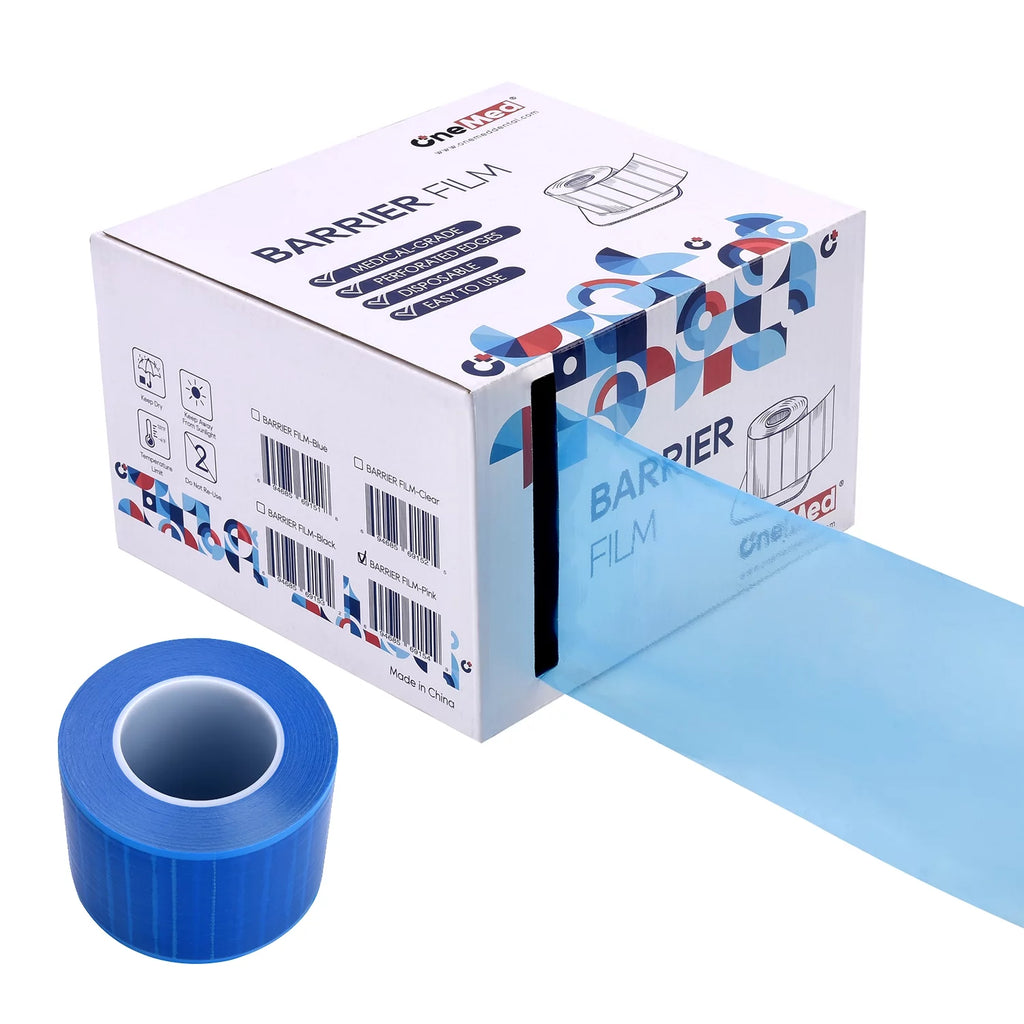 Blue PE Barrier Film 4"x 6" 4 Rolls N83853