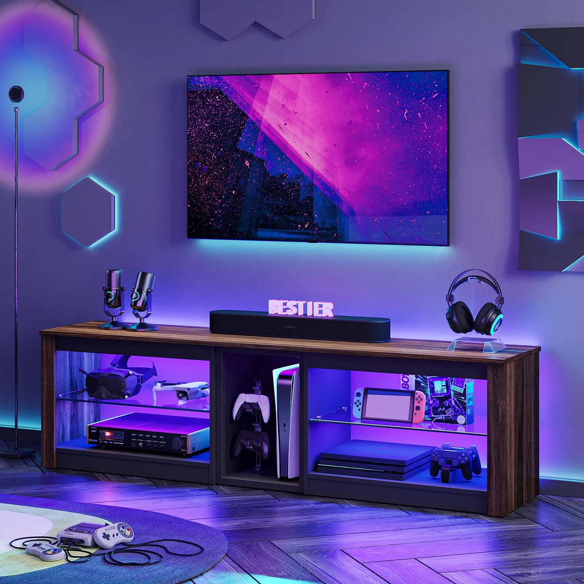 Walnut TV Stand T78887
