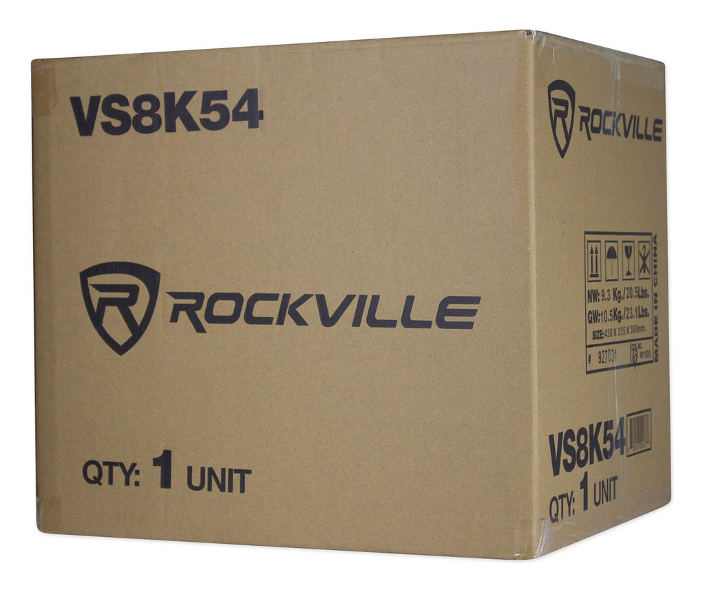 8" 800w Car Subwoofer in Vented Sub Enclosure Box - 4 Ohm B6957