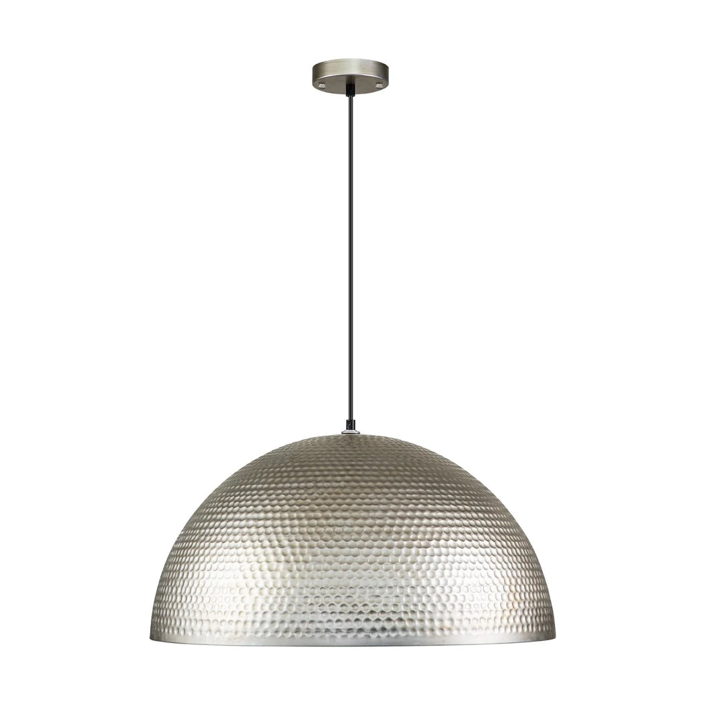 Hammered Metal Dome Farmhouse Pendant A68169