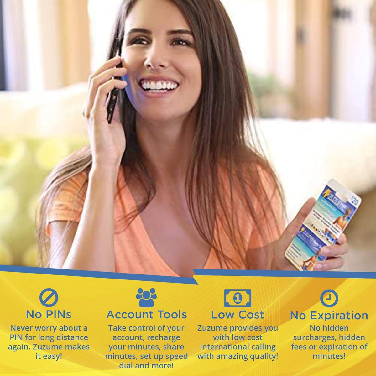 Prepaid International Phone Card N22444