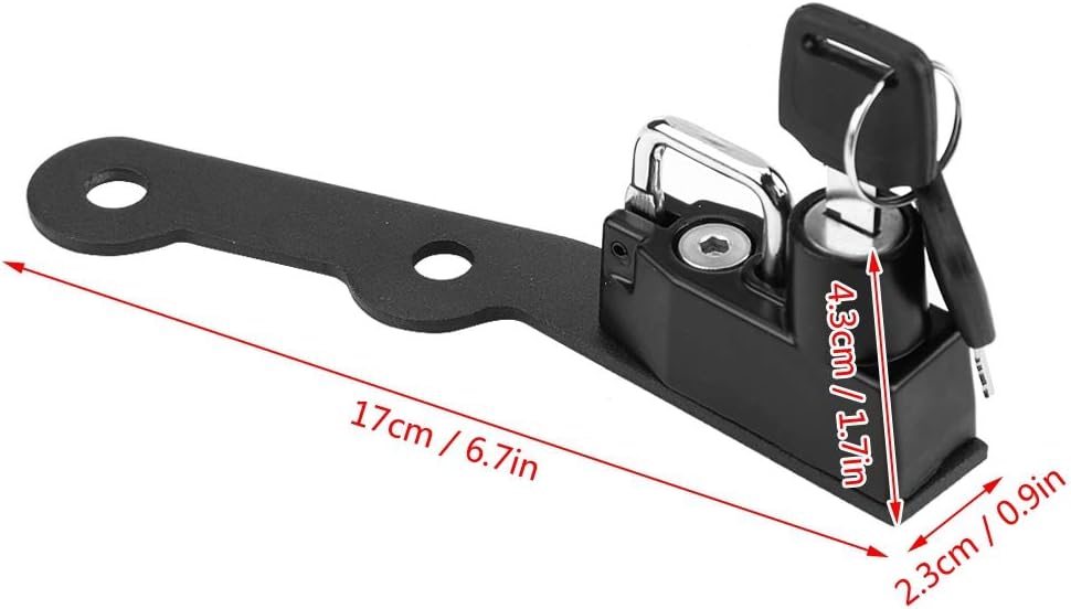 Motorcycle Helmet Lock Alloy Anti-Theft Security Lock J305554