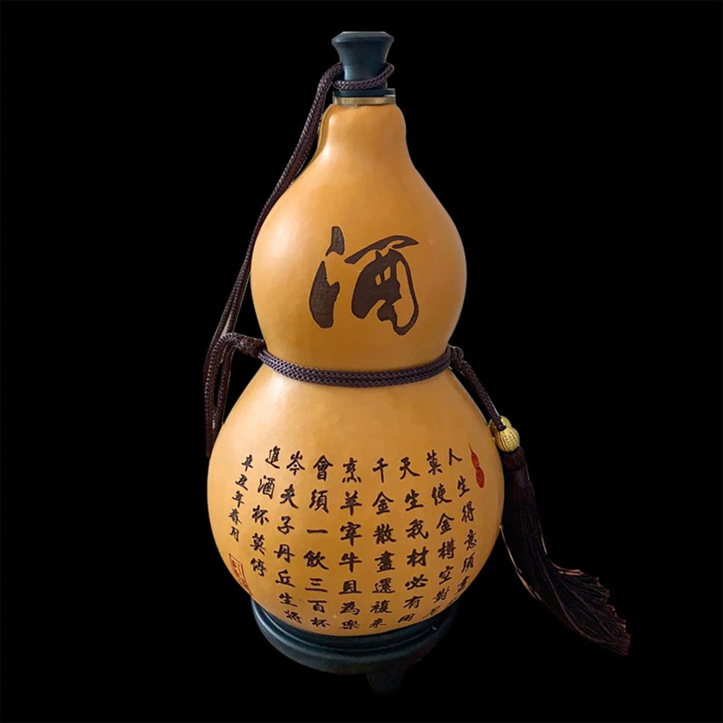 Portable Gourd Water Bottle Calabash Kettle Teapot O73390