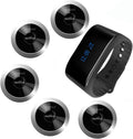 Wireless Calling System, Waterproof Pager Watch Receiver, Pack of 5 Pagers and 1 Receiver R159