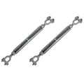 3/4 Inch x 12 Inches Galvanized Jaw and Jaw Turnbuckles H362599