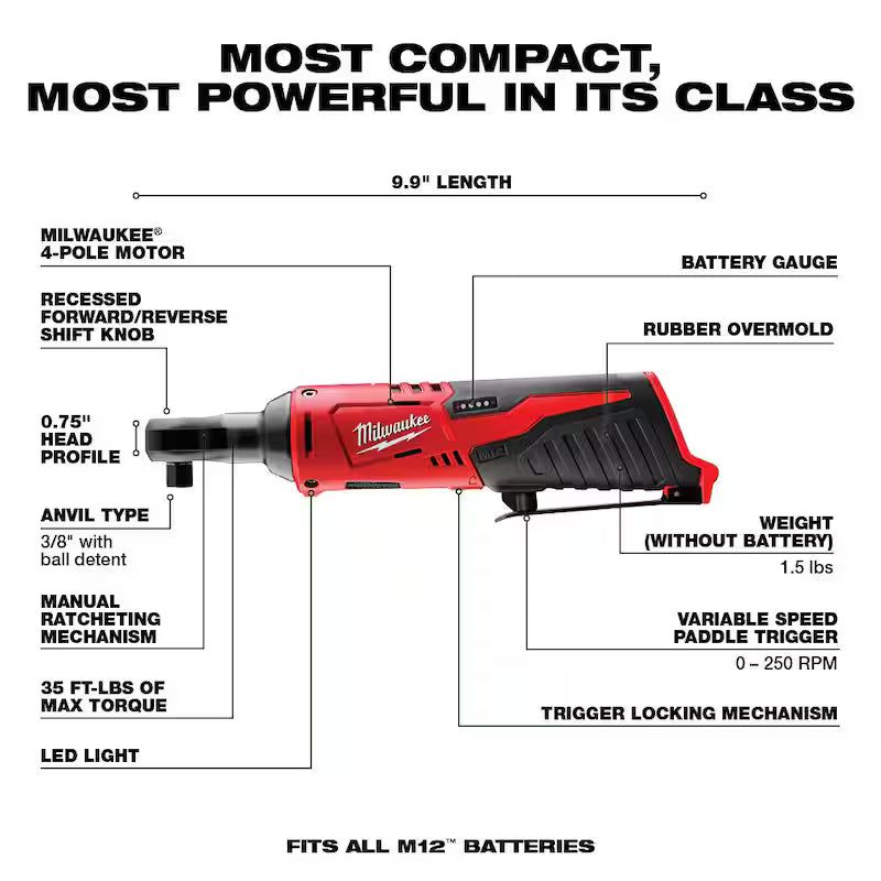 12V Cordless Brushless Cut Off Saw Kit with Ratchet V723