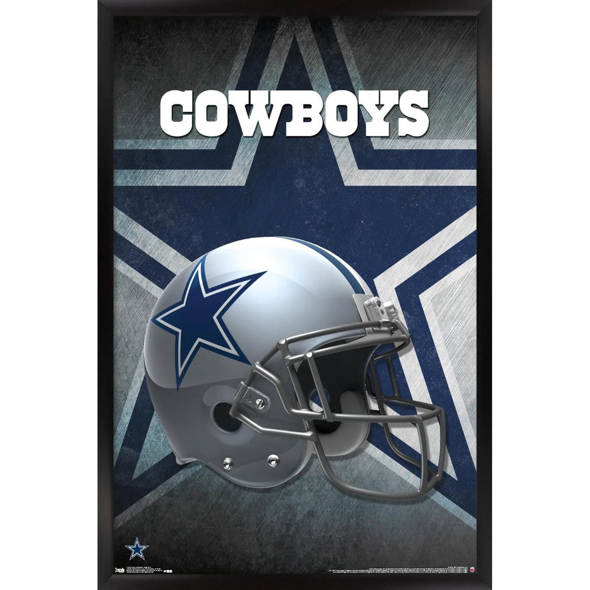 Dallas Cowboys Helmet Wall Poster 22.375 x 34 B2389