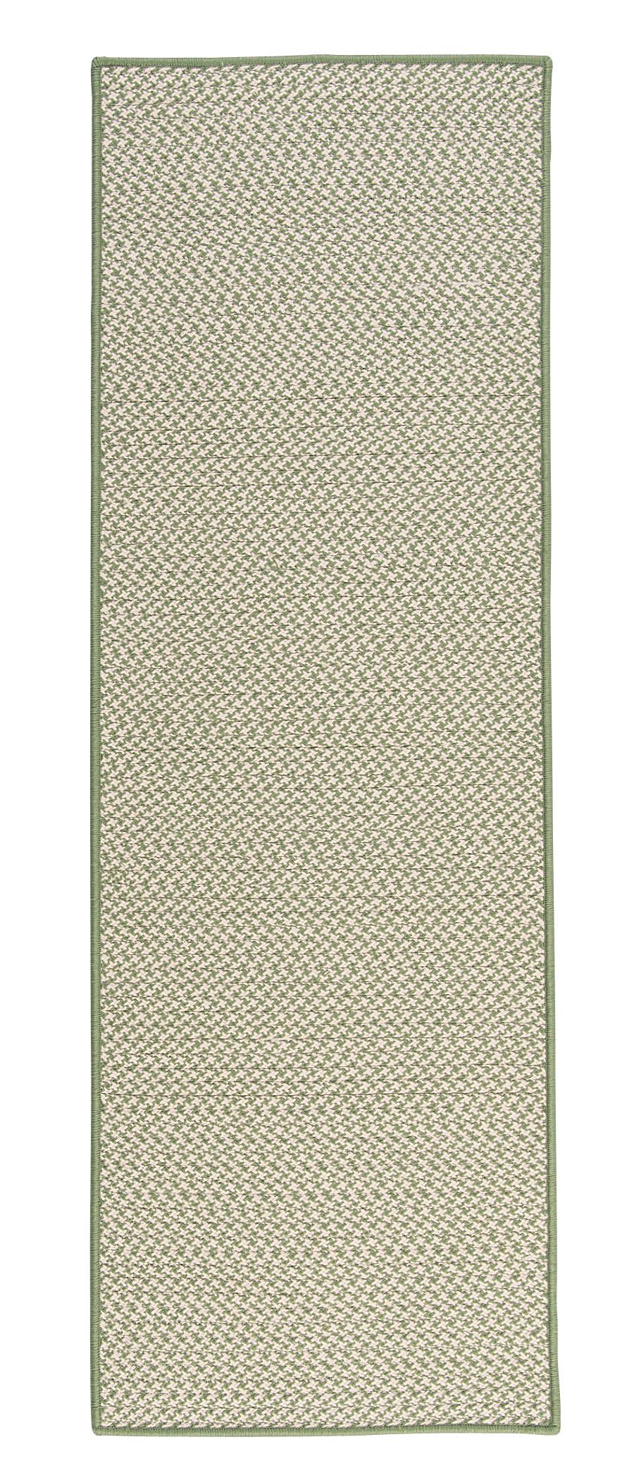 Moss Green Herringbone Runner J713