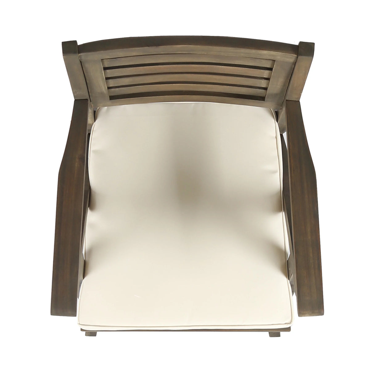 Acacia Wood Outdoor Barstool with Cushion Q5958