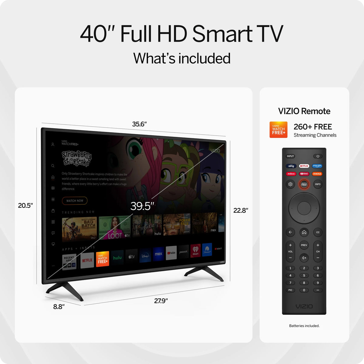 40" Class FHD LED Smart TV C74955