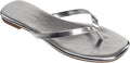 Vegan Leather Slip On Thong Sandals D88693