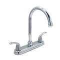 Brass Double Handle Kitchen Faucet Q643