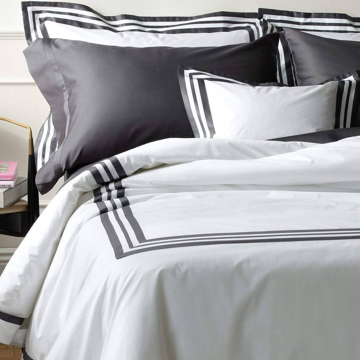Charcoal King Flat Sheet B3667