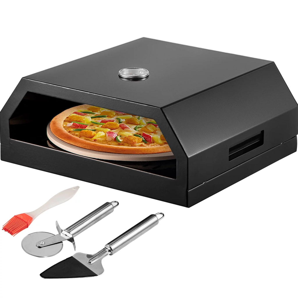 Stainless Steel Outdoor Pizza Oven with 12 Pizza Stone and Baking Tools T9711